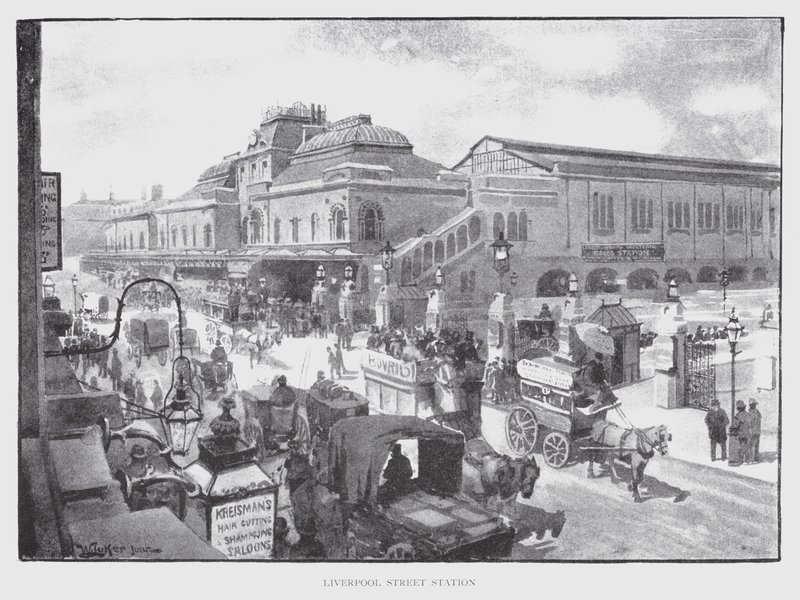 Liverpool Street Station by William Luker