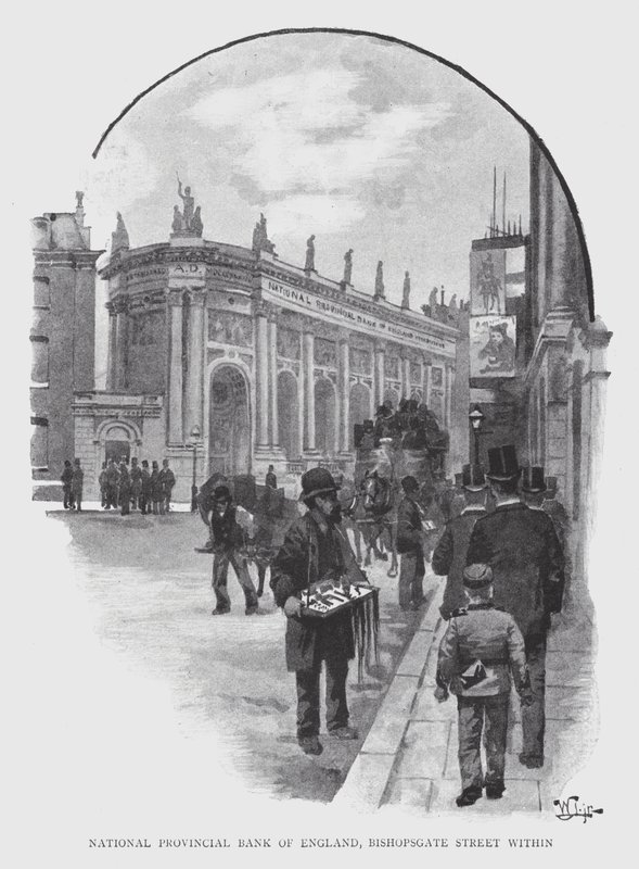 National Provincial Bank of England, Bishopsgate Street within by William Luker