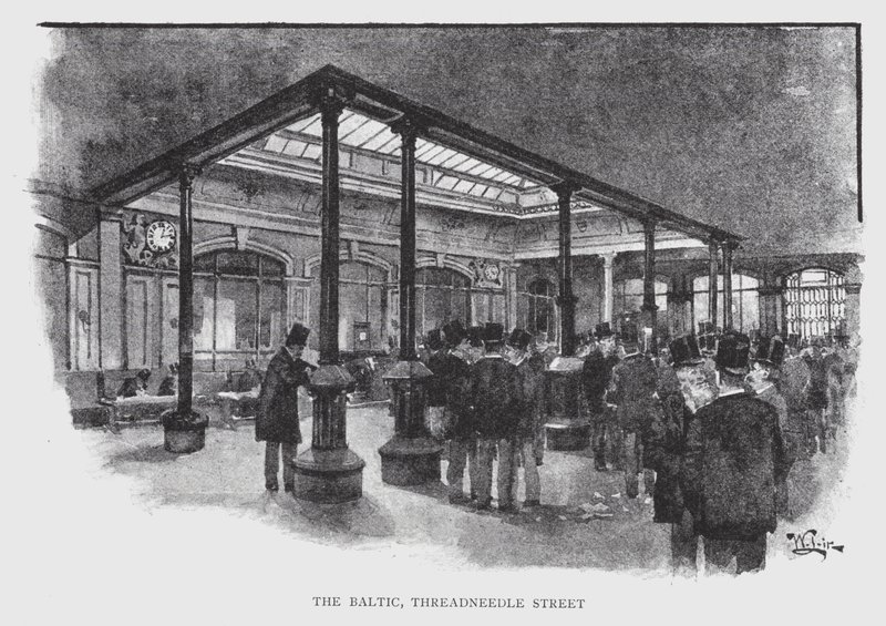 The Baltic, Threadneedle Street by William Luker