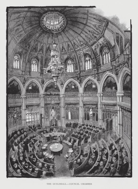 The Guildhall, Council Chamber by William Luker