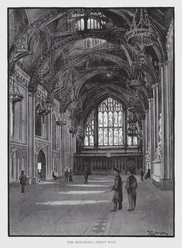 The Guildhall, Great Hall by William Luker