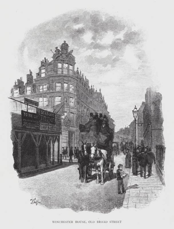 Winchester House, Old Broad Street by William Luker
