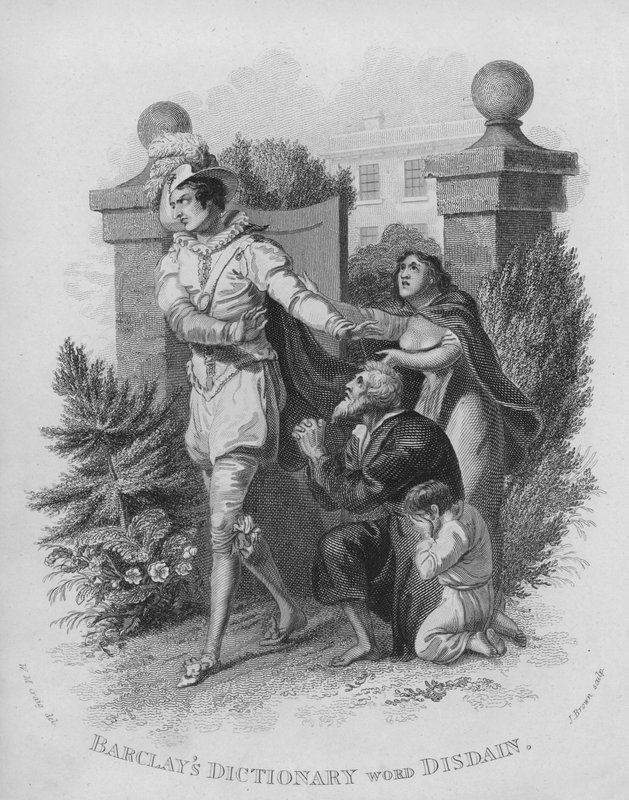 Barclays Dictionary, word: Disdain by William Marshall (after) Craig