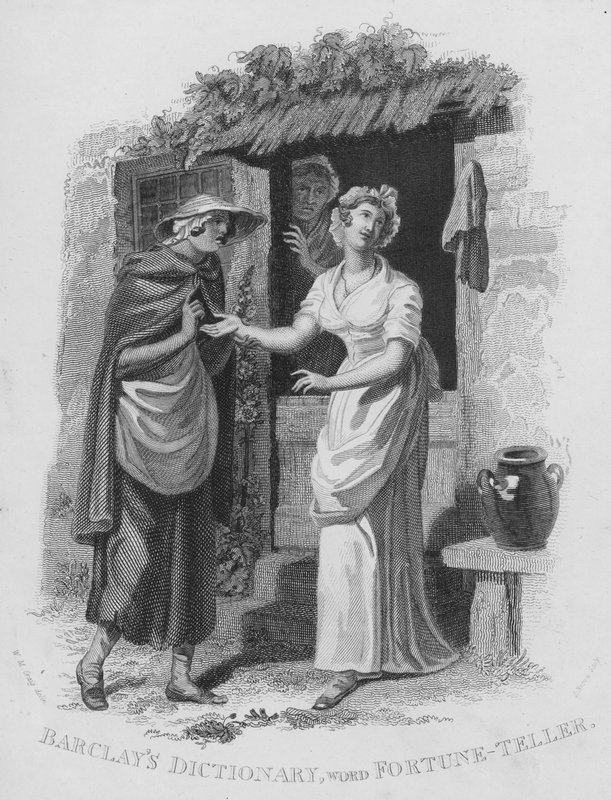 Fortune-teller (engraving) by William Marshall (after) Craig