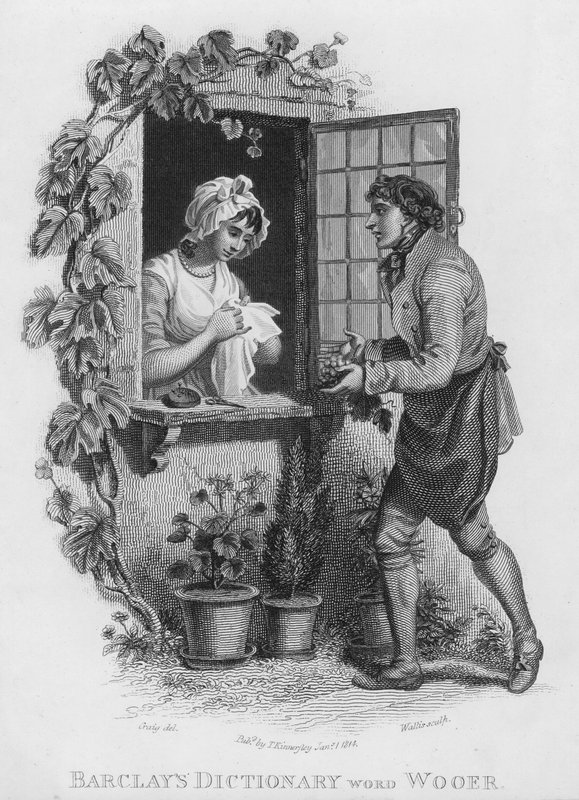 Wooer (engraving) by William Marshall (after) Craig