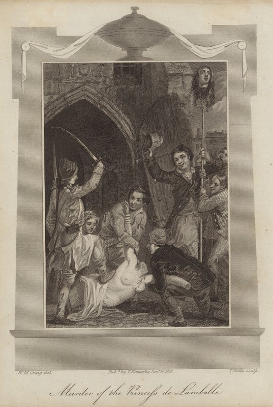 Murder of the Princess de Lamballe by William Marshall Craig