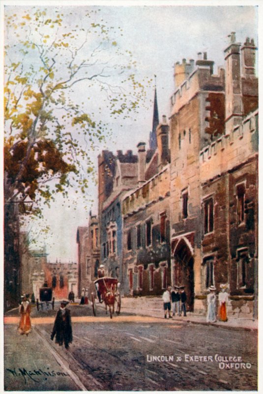 Lincoln and Exeter College by William Matthison