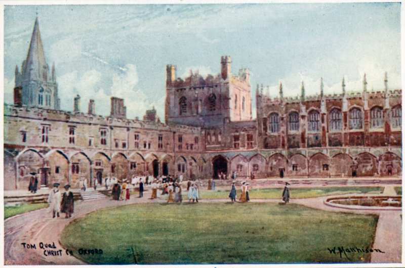 Tom Quad, Christchurch by William Matthison