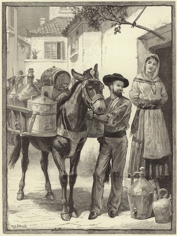 A Vendor of Oil and Vinegar by William Overend Geller
