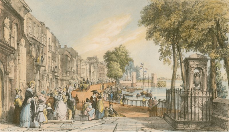Chelsea with Part of the Old Church, and Sir Hans Sloane