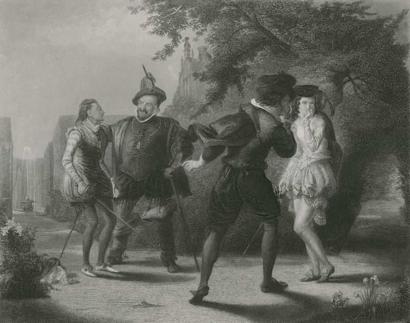 The Duel, Twelfth Night by William Powell Frith