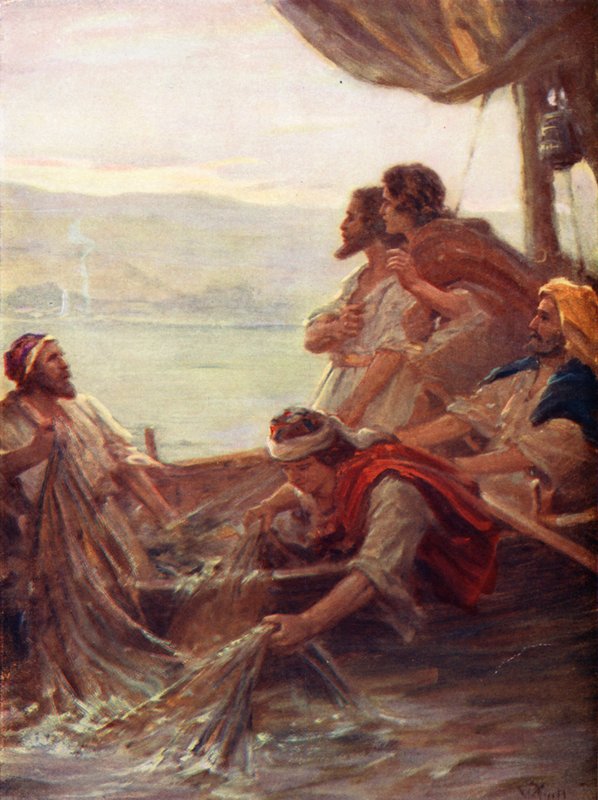 The Morning by the Sea of Tiberias, John xxi, 4-6 by William Pratt