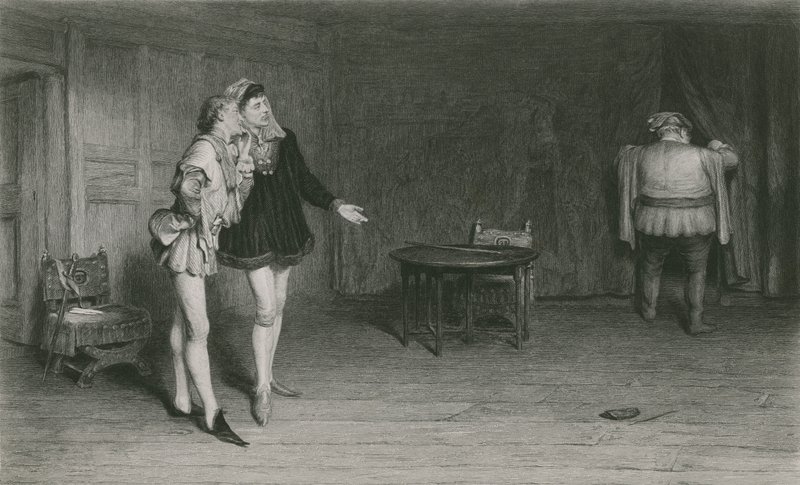 Prince Henry, Points, and Falstaff, King Henry IV, First Part by William Quiller Orchardson