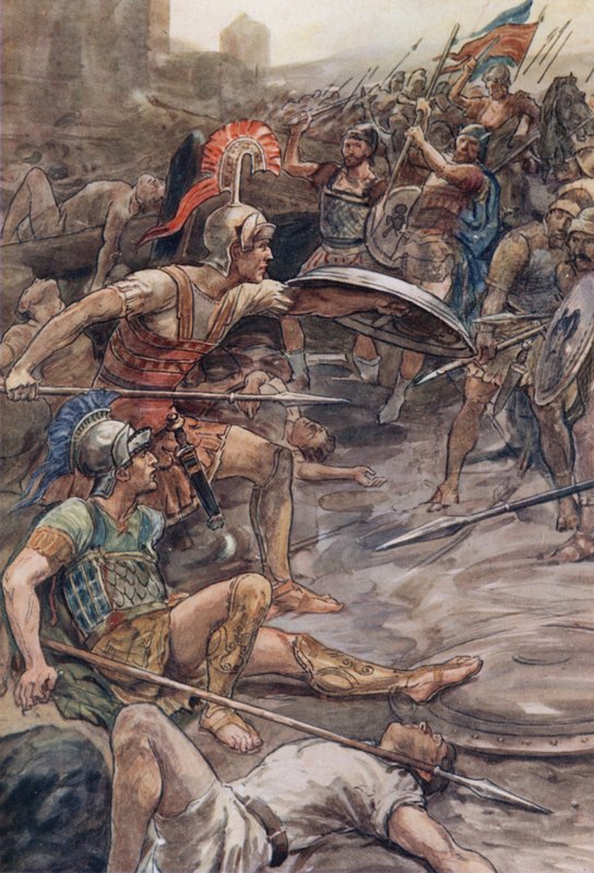 Epaminondas defending Pelopidas by William Rainey