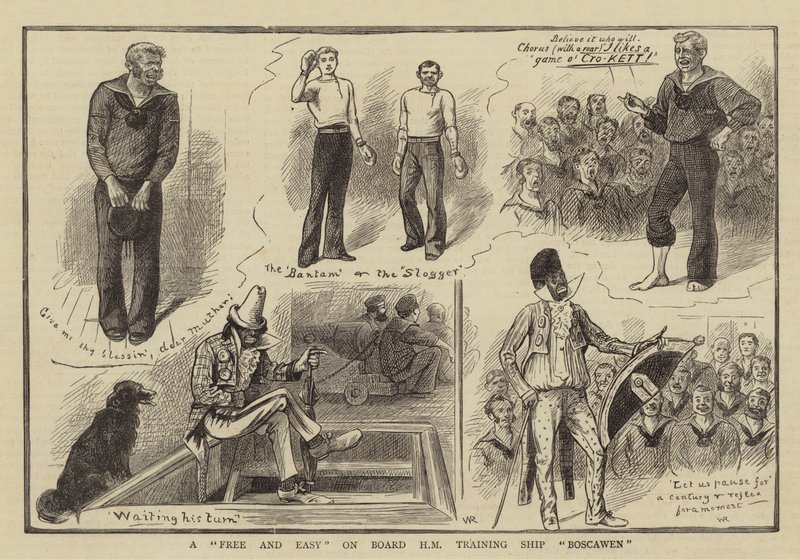 A Free and Easy on Board HM Training Ship Boscawen by William Ralston