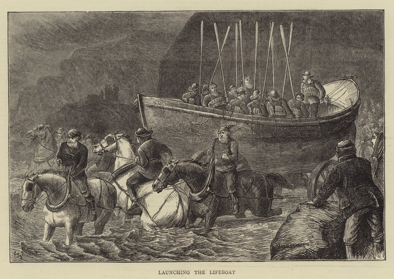 Launching the Lifeboat by William Ralston