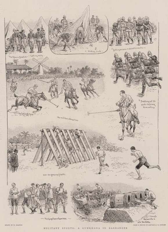 Military Sports, a Gymkhana in Barbadoes by William Ralston