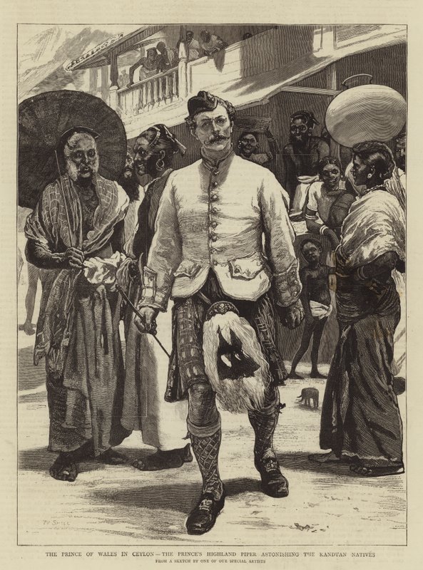 The Prince of Wales in Ceylon, the Prince