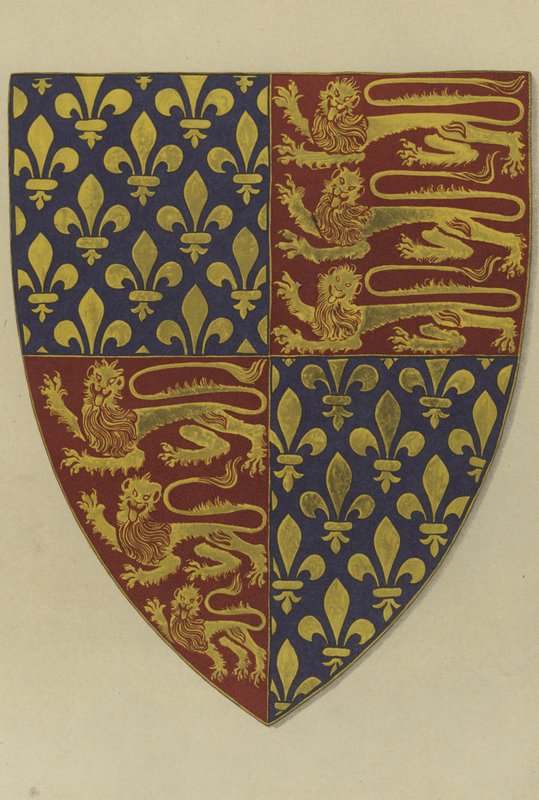 Arms of King Edward III, from his tomb in Westminster Abbey Church by William St John Hope