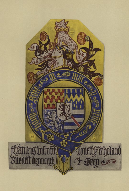 Sir Francis Lovel, viscount Lovel of Tichmersh and lord Holand, 1483-1487 by William St John Hope