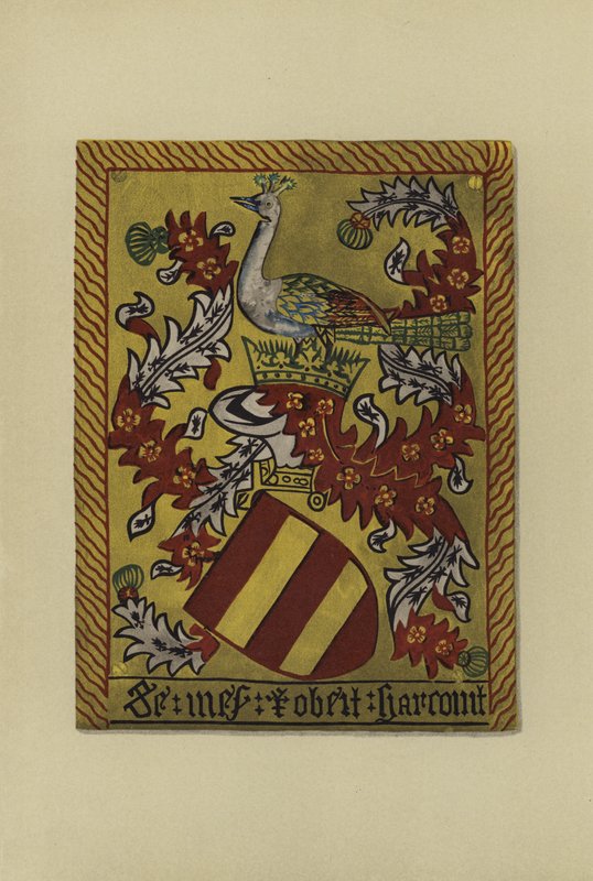 Sir Robert Harcourt, 1461-1470 by William St John Hope