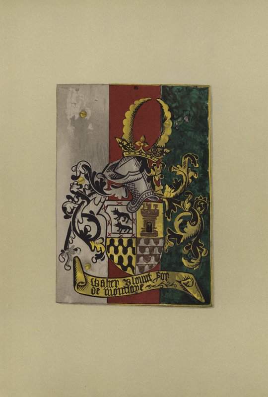 Sir Walter Blount, Lord Mountjoy, 1472-1474 by William St John Hope