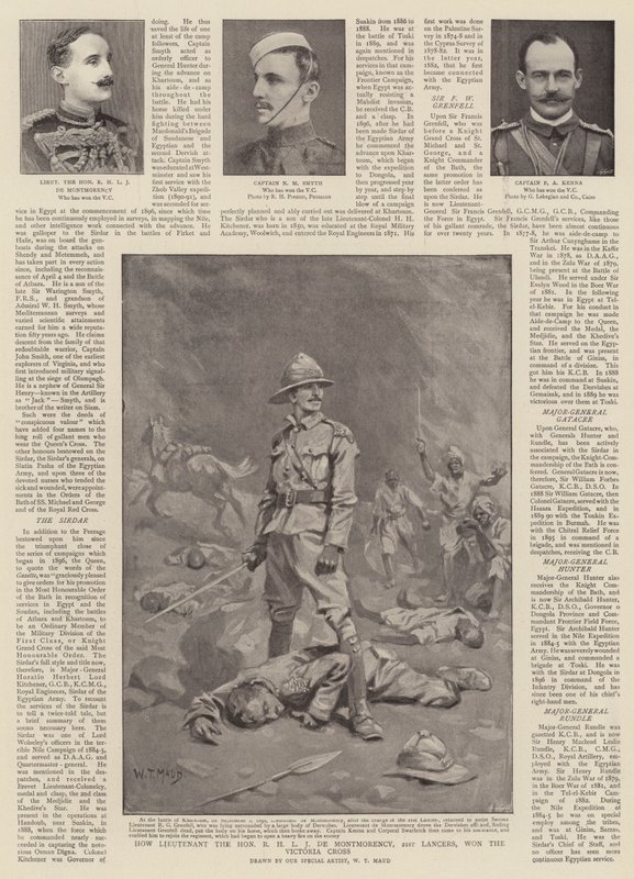 How Lieutenant the Honourable R H L J De Montmorency, 21st Lancers, won the Victoria Cross by William T. Maud