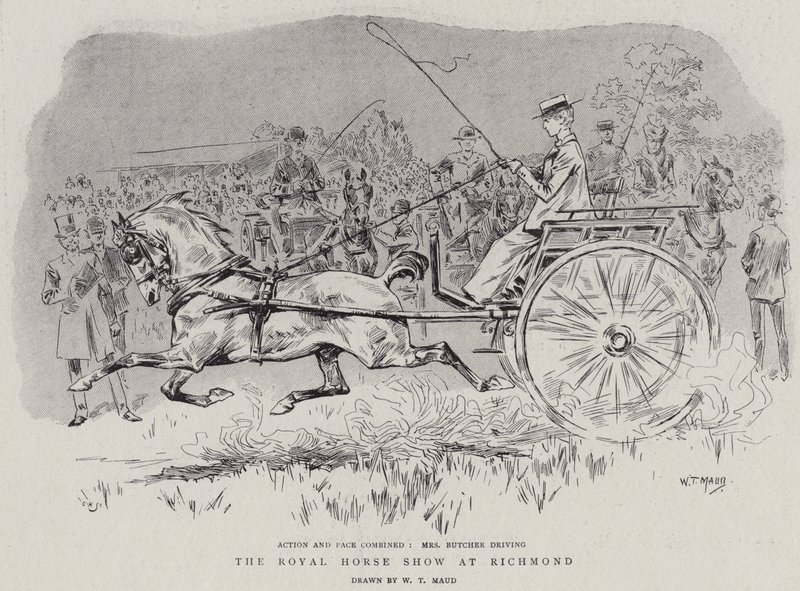 The Royal Horse Show at Richmond by William T. Maud
