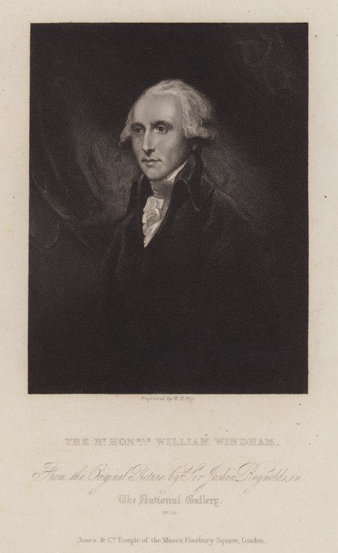 William Windham, English Whig Politician by William Thomas Fry