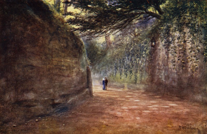 The Drive, Warwick Castle by William W. Quatremain