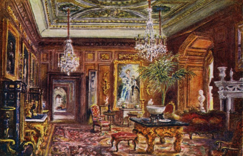 Warwick Castle: Cedar Drawing Room by William W. Quatremain
