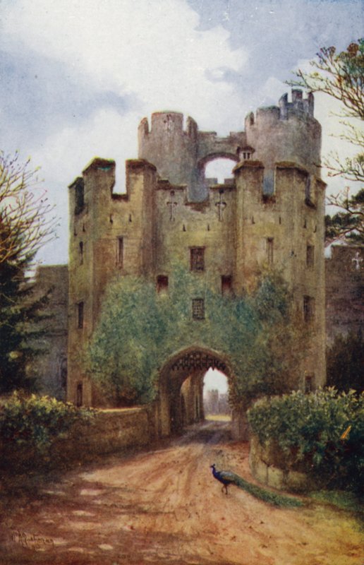 Warwick Castle: Drawbridge and Portcullis by William W. Quatremain