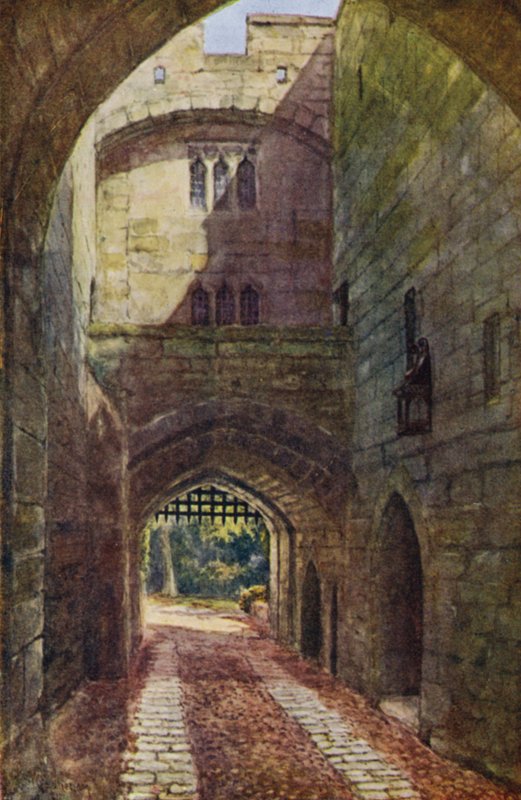 Warwick Castle: Gate House and Portcullis by William W. Quatremain