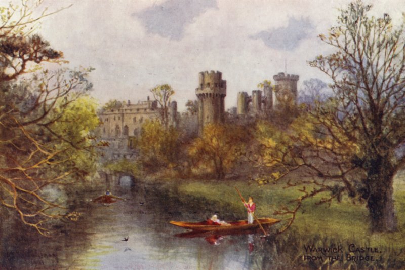 Warwick Castle, from the Bridge by William W. Quatremain