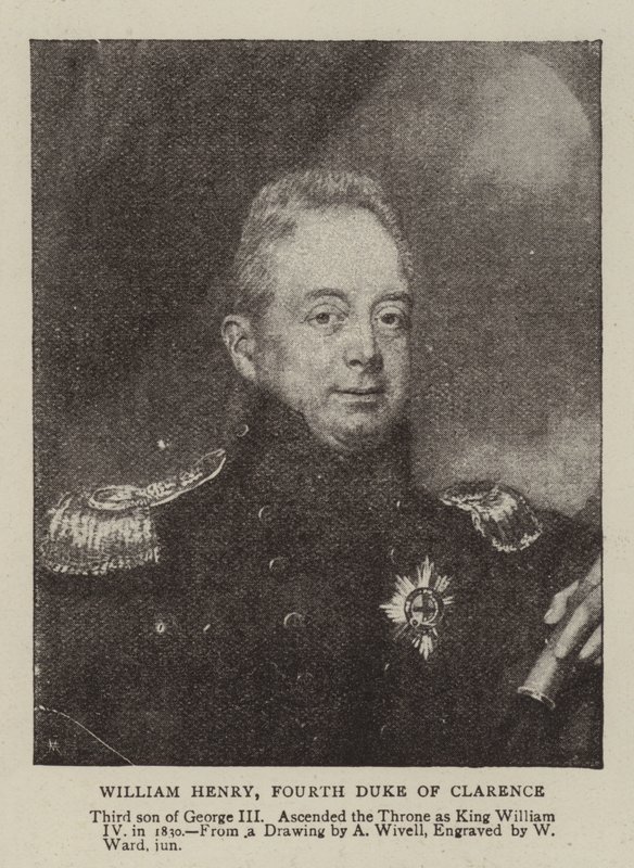 William Henry, Fourth Duke of Clarence by William Ward