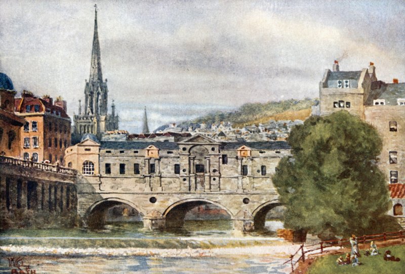 Bath, Pulteney Bridge by William Wiehe Collins