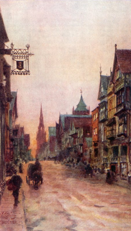 Chester, Eastgate Street by William Wiehe Collins