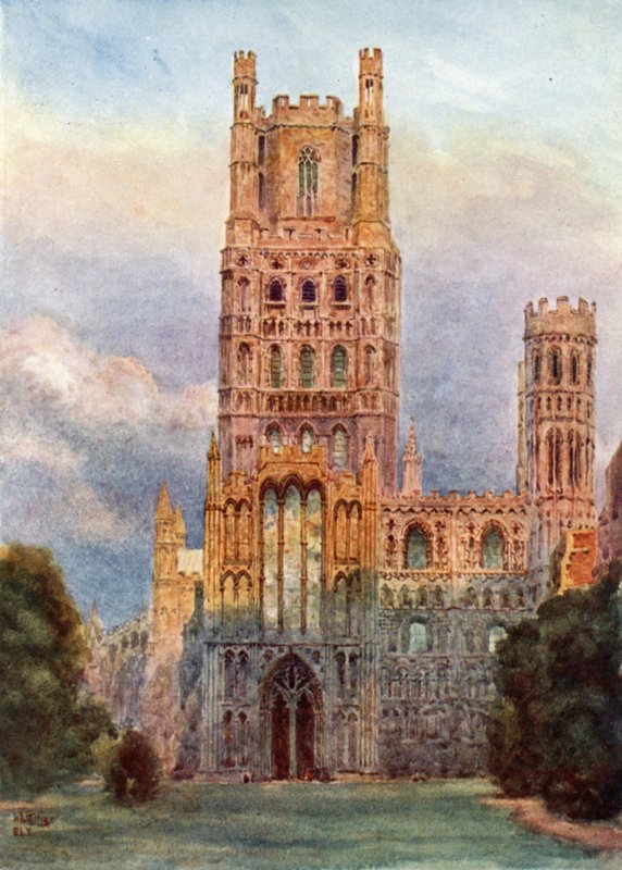 Ely, from the West Front by William Wiehe Collins