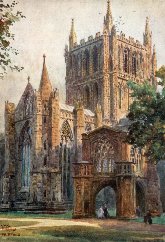 Hereford, the North Transept by William Wiehe Collins