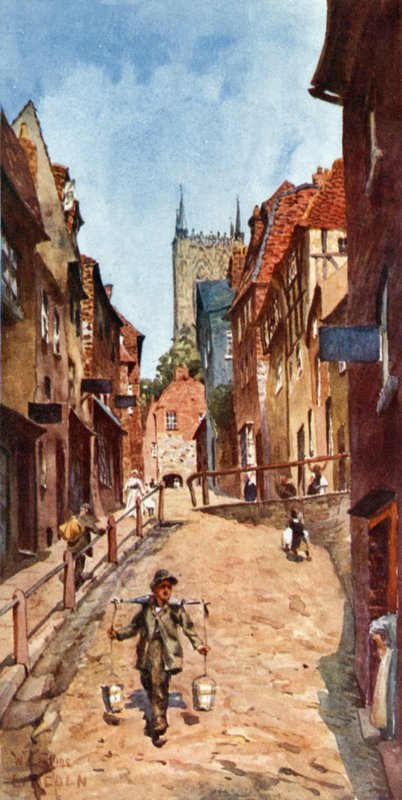 Lincoln, the Steep Hill by William Wiehe Collins