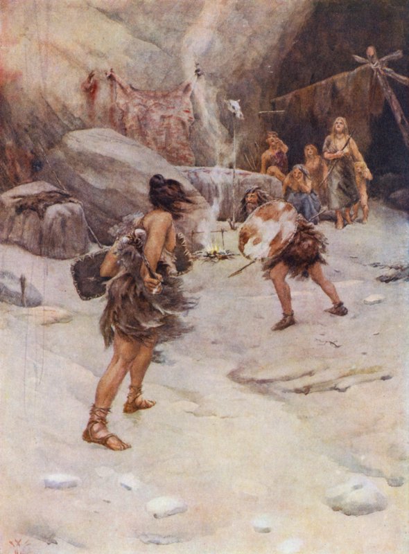 Prehistoric Man by William Wiehe Collins