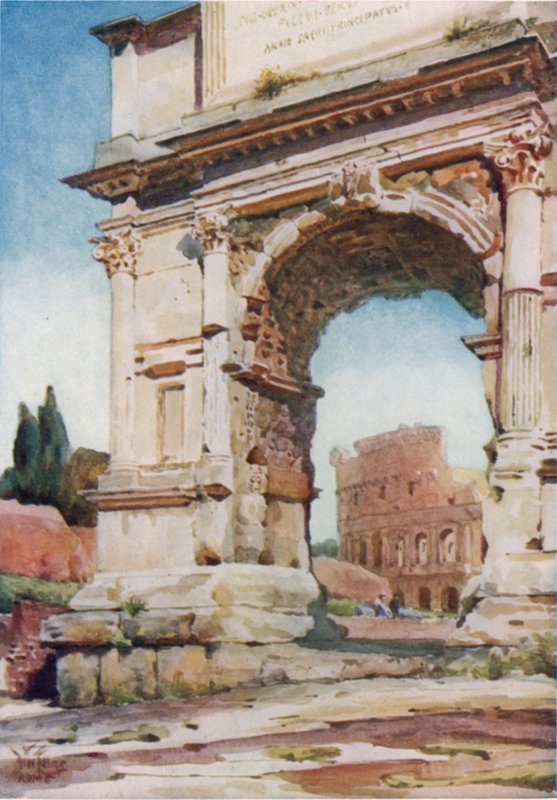 Rome, the Arch of Titus by William Wiehe Collins