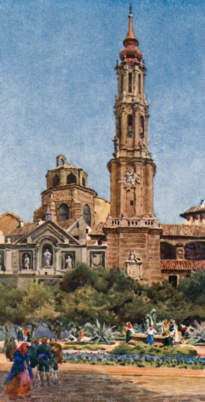 Saragossa, La Seo by William Wiehe Collins