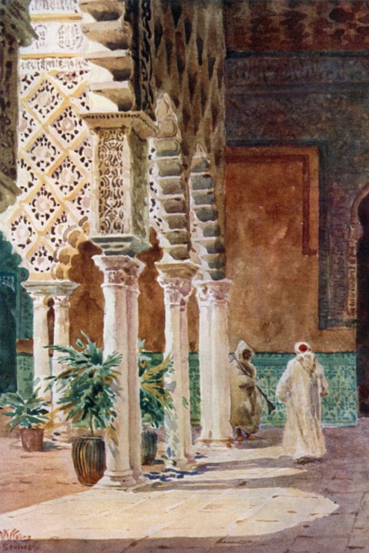 Seville, in the Alcazar by William Wiehe Collins