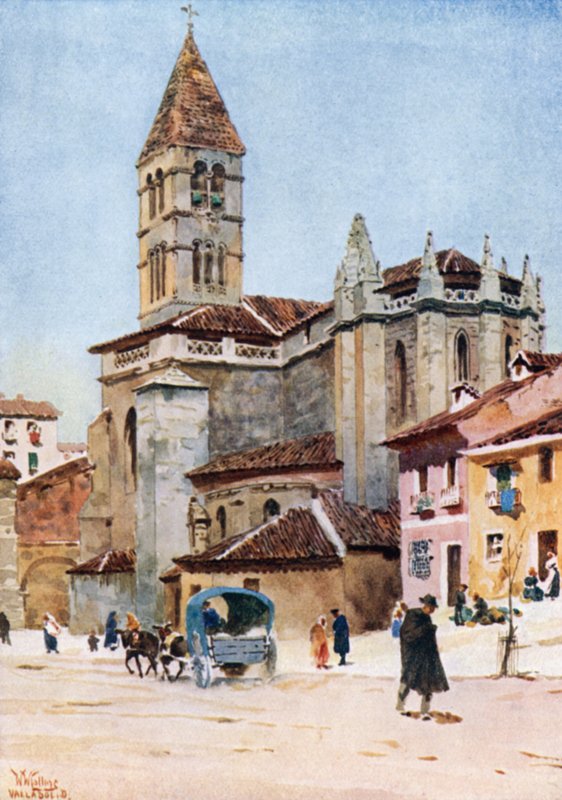Valladolid, Santa Maria la Antigua by William Wiehe Collins