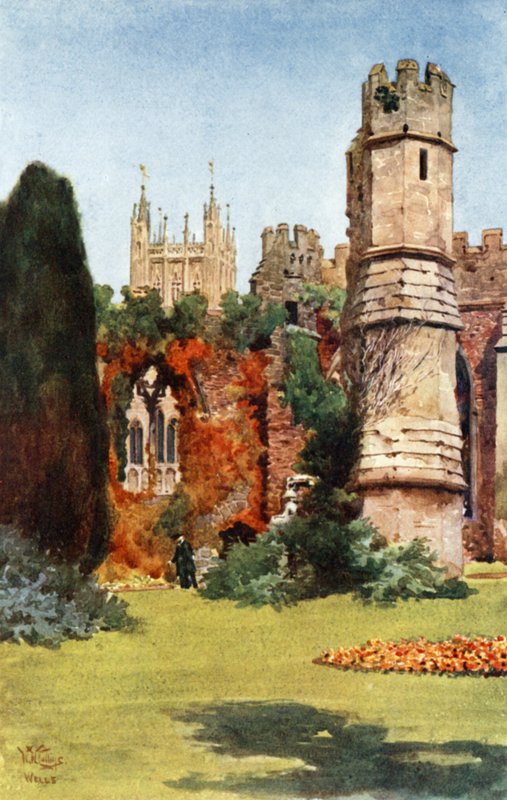 Wells, the Ruins of the Banqueting Hall by William Wiehe Collins