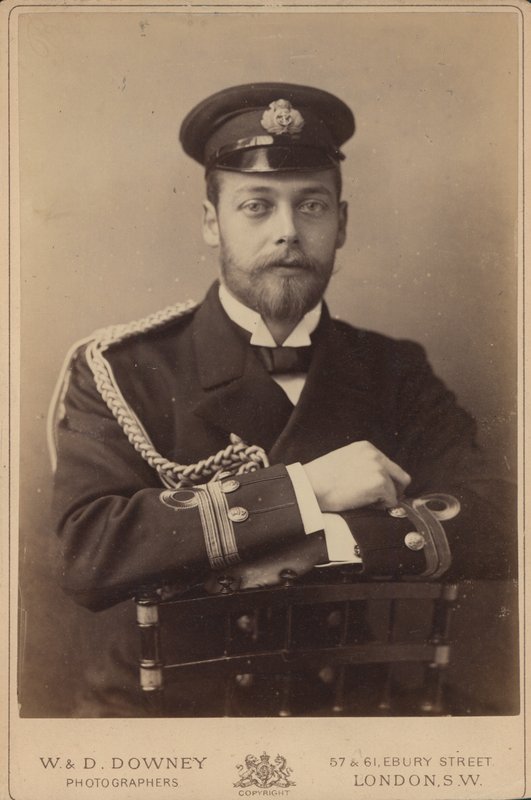Prince George of Wales in naval uniform by William and Daniel Downey