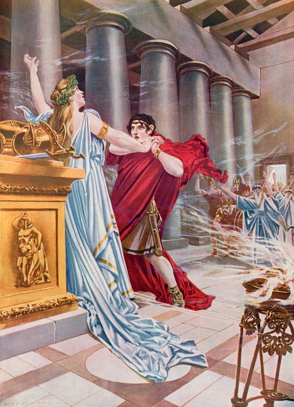Norma, Act II Scene X by William de Leftwich Dodge