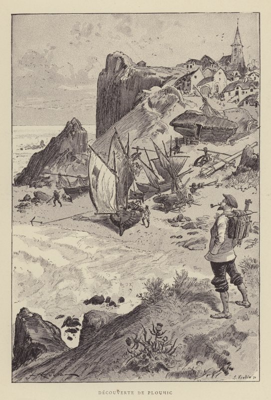 Discovery of Plouhic by after Albert Robida