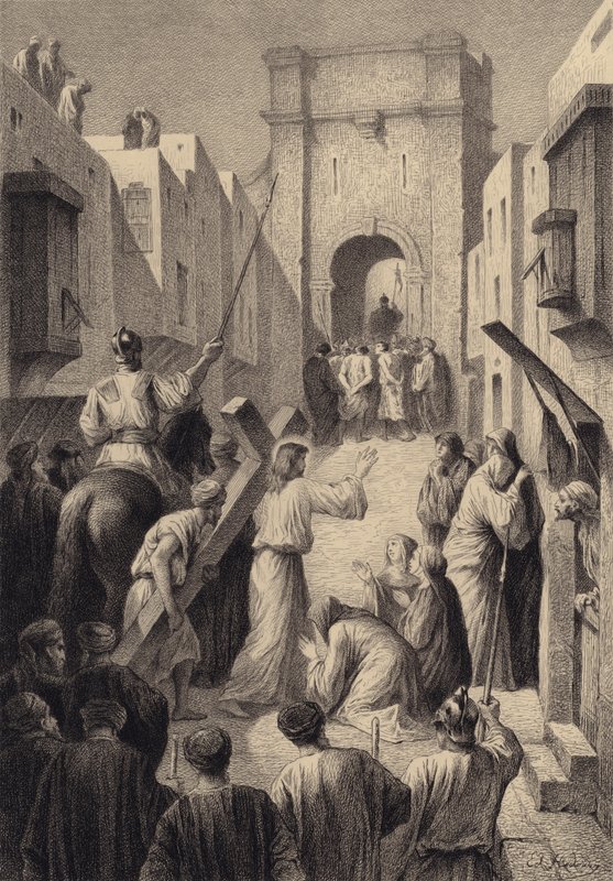 The Daughters of Jerusalem by after Albert Robida